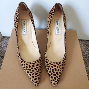 Jimmy Choo Leopard Hair Pumps, size 39